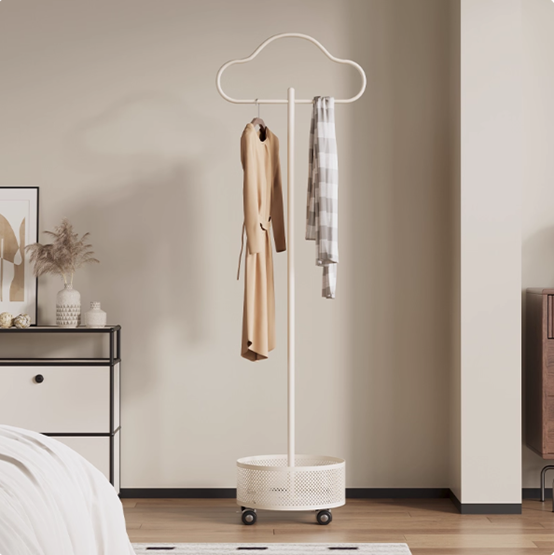 Milk White with Wheels + Laundry Hamper