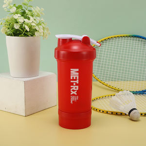 Gagnez une promotion de qualité supérieure Fitness Protein Gym Bouteille d'eau shaker en plastique sans BPA avec boîte à pilules - Product Image 1