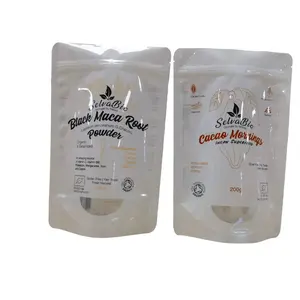 Alu imballaggio per polvere Stand up sacchetti di plastica laminata a prova di umidità rotocalco stampa sapone detergente uso alimentare industriale