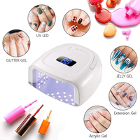 Nouvelle tendance 60w lampe UV rechargeable pour ongles US AU EU Plug sans fil Gel Machine sèche vernis à ongles avec capteur automatique