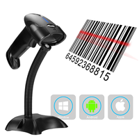 YHDAA Scanner de codes à barres mains libres filaire USB de haute qualité Lecteur 2D 1D avec support réglable Prend en charge la personnalisation