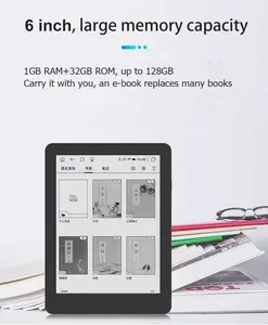 Leitor e leitor de e-ink para android, leitor de e-ink, e-ink, leitor de ebook portátil, tela sensível ao toque