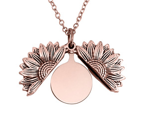 Vòng mảng bám Dog <span class=keywords><strong>Tag</strong></span> Vòng cổ hướng dương thép không gỉ trống kỳ nghỉ quà tặng khắc hình dạng kim loại Phật Giáo mạ tủ lạnh nam châm - Product Image 6