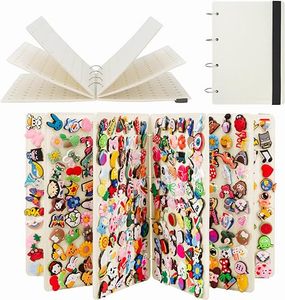 Wholesale <strong>Cheap</strong> Shoe <strong>Charms</strong> Organizer Portable Shoe <strong>Charms</strong> Collection Book with 150 Holes - Product Image 4