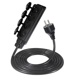 3 Way Outlet Heavy Duty Extensão Soquete 250V 16A Europeia <span class=keywords><strong>Schuko</strong></span> <span class=keywords><strong>Plug</strong></span> 3 Pin H07RN-F 1.0mm2 1.5mm2 Cabo 5M 10M - Product Image 4