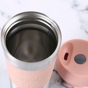 Tazas Térmicas de Acero Inoxidable al por Mayor en Stock, Termo de Vacío de Doble Pared de 550ml con Boca Ancha y Tapa para Camping y Senderismo - Product Image 2