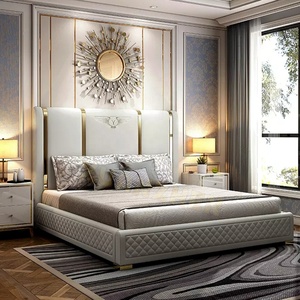 Letti Moderni Imbottiti King <span class=keywords><strong>Size</strong></span>, Set di Mobili per Camera da Letto, Letto Morbido <span class=keywords><strong>Queen</strong></span> <span class=keywords><strong>Size</strong></span>, Struttura in Legno King <span class=keywords><strong>Size</strong></span>, Letto King <span class=keywords><strong>Size</strong></span> Direttamente dalla Fabbrica - Product Image 3
