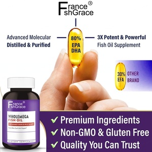 Complément d'huile de poisson haute puissance pour le soutien du cœur, des articulations et de la peau pour femmes et hommes, 180 gélules molles - Product Image 5