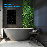Interrupteur intelligent UBARO 20A 118Type Zigbee pour chauffe-eau, contrôle à distance via application, compatible Alexa, programmation vocale, panneau mural tactile, Smart Life