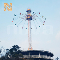 Manège pour enfants Nova Rides : Manège à sensations fortes Tour Volante, Balançoire, Chaise Volante avec Twister en fibre de verre, à vendre