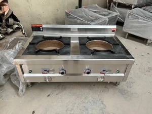 Réchaud à <span class=keywords><strong>gaz</strong></span> commercial à 2 brûleurs RTK, économique, pour cuisinière en terre cuite, usage industriel, pour cuisine/restaurant/hôtel - Product Image 5