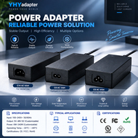 Adaptateur YHY pour GS SAA PSE CE FCC NOM certifié, adaptateur d'alimentation pour ordinateur portable 120W, 16V 7.5A AC 220V DC, boîtier en plastique, multi-prises, bureau
