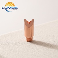Nosel Las Laser Presisi Tinggi HANWEI-B M8, Ujung Tembaga Tahan Aus untuk Mesin Las Serat Genggam