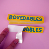 Etiquetas Adhesivas Impermeables Troqueladas, Impresión de Diseño Personalizado, Logotipo de Marca de Empresa, Paquete de Etiquetas de PVC
