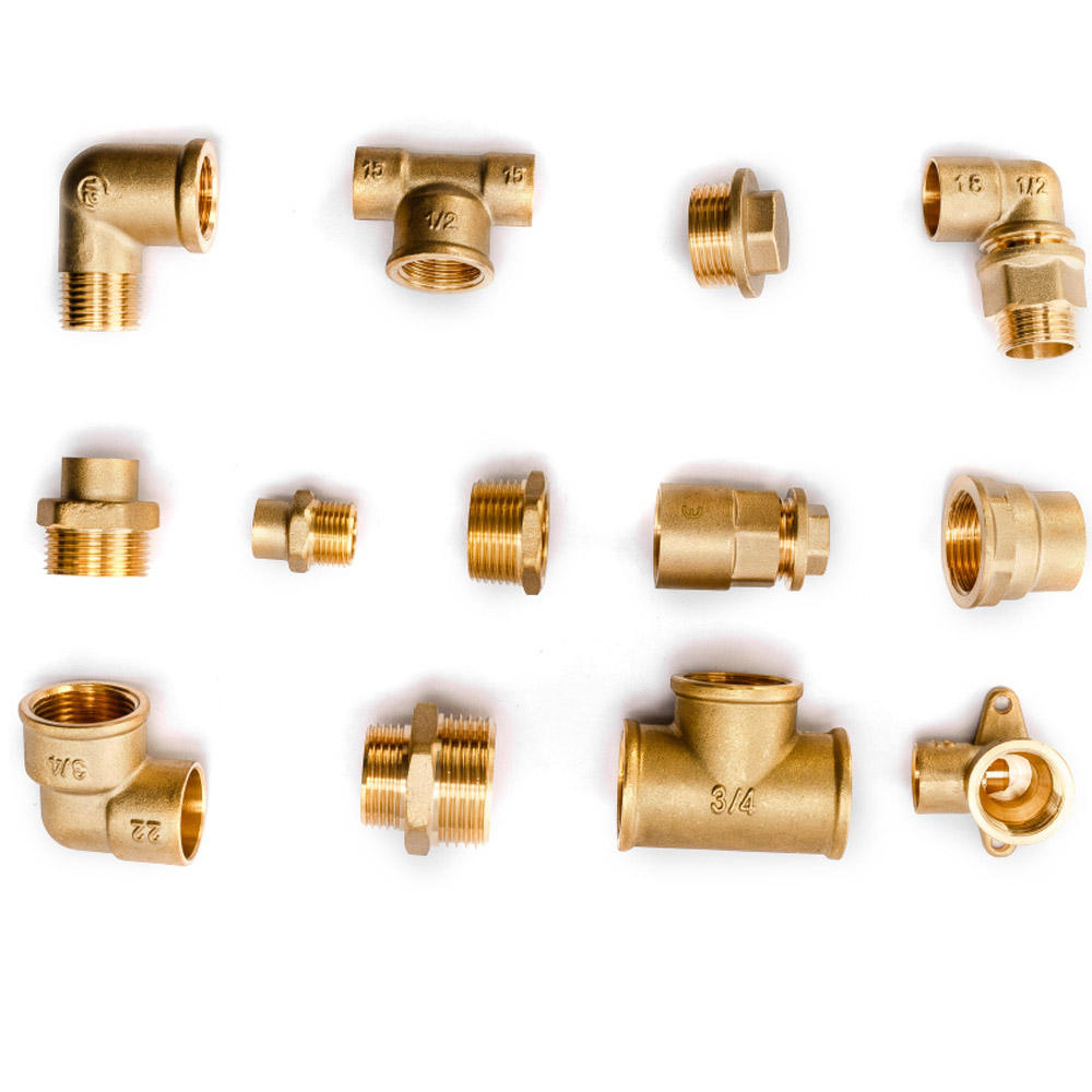 3 Pièces Mamelon Double Réduction En Laiton 1/2 à 3/4 Pouce, Raccord Réducteur Avec Hexagone, Durablement, Raccords En Laiton Adapté à L'eau Potable