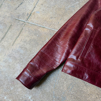 Veste en cuir PU personnalisée de haute qualité, en cuir véritable, décontractée, imperméable, à manches longues, à fermeture éclair, pour hommes