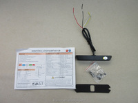 LED STROBE LIGHT DC12-24V 3W * 6 LED AMBRE BLANC ROUGE BLEU VERT couleur ECE R10 R65 taille: 128*28*19