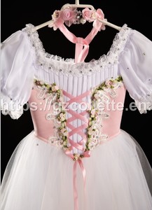 Robe de fille rose, costume de scène de poupée Kissy, costume de fée <span class=keywords><strong>Casse</strong></span>-<span class=keywords><strong>Noisette</strong></span>, tutu de poupée, robe de ballet longue pour enfants, costumes de danse Giselle - Product Image 2