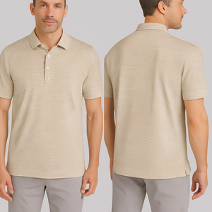 2025 Oem Logo personnalisé caché patte côtes col respirant Golf polos haute qualité à manches courtes Polo hommes t-shirts - Product Image 3