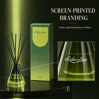 Diffuseur de parfum Relaxlines Clean Natural Oil avec bâtonnets, diffuseur à roseaux pour chambre, salle de bain et décoration intérieure