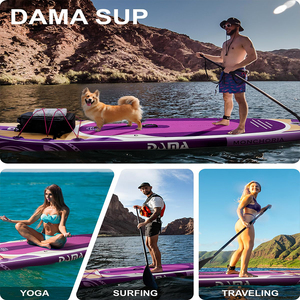 Planche de SUP gonflable DAMA pour yoga matinal, <span class=keywords><strong>méditation</strong></span>, exercices aquatiques confortables, gamme de loisirs et d'activités de plein air, approvisionnement mondial - Product Image 6