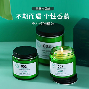 Bougie parfumée Northern Mu 200g, fleur de prunier japonaise, parfum d'ambiance pour la maison, cire de soja - Product Image 5