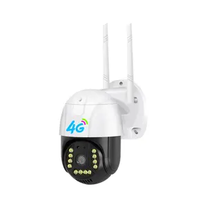 Hot 4G SIM Card Outdoor Use IP Network low power battery waterproof Home security Smart Phone remote view 4G PTZ Camera