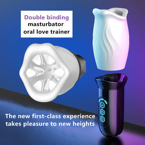 Copa de Masturbación Masculina con Succión Automática Realista, Vibrador de Succión Oral y Vaginal para Adultos, Juguetes Masturbadores para Hombres - Product Image 3