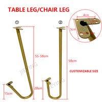 Jieying Table basse à manger pieds lumière cadre de meubles en métal de luxe support de plaque de roche légère raccords de meubles