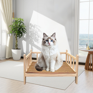 Casa <span class=keywords><strong>para</strong></span> <span class=keywords><strong>Mascotas</strong></span> Desmontable con Camas de Madera <span class=keywords><strong>para</strong></span> Perros y Gatos, Diseño que Ahorra Espacio <span class=keywords><strong>para</strong></span> <span class=keywords><strong>Apartamentos</strong></span> - Product Image 5