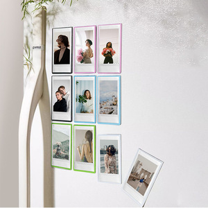 5PC <span class=keywords><strong>Cadre</strong></span> <span class=keywords><strong>Photo</strong></span> Aimant Conception <span class=keywords><strong>Polaroid</strong></span> <span class=keywords><strong>Cadre</strong></span> <span class=keywords><strong>Photo</strong></span> <span class=keywords><strong>Mini</strong></span> Acrylique Magnétique Cadres <span class=keywords><strong>Photo</strong></span> Transparent Acrylique Carte Présentoir - Product Image 1