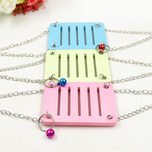 Juguete Columpio Rectangular de PVC Colorido y Duradero para Hámsteres, Accesorios para Animales Pequeños - Product Image 2