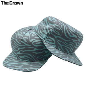 Custom Logo 5 Panel Reflective <b>Flat</b> Brim Cap Wholesale Bulk Metallic Stripe Snapback <b>Hat</b> Manufacturer - Product Image 2