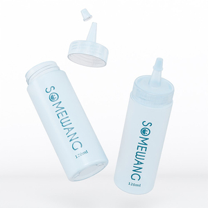 120 مللي 3oz LDPE صلصة الكاتشب زجاجة انضغاطية من البلاستيك فارغة الغراء قضيب إعادة استخدام زجاجة الضغط - Product Image 2