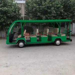 ShunCha 14 Seaters 72V 5KW AC System 4 Wheel Drive Electric Car Club Golf Cart Tourist Bus