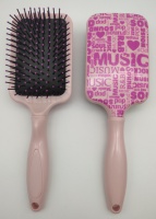 Brosse démêlante coussinée tendance avec motifs imprimés uniques, brosse de massage à palette, logo personnalisé, brosse coussin d'air
