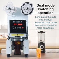 Machine de scellage thermique portable pour gobelets, bouteilles, jus de fruits, eau, bière, en plastique, de qualité alimentaire, 90/95 mm, pour usage en magasin