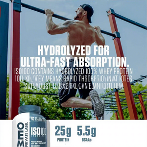 Compléments alimentaires de musculation OEM <span class=keywords><strong>Iso</strong></span> 100 Poudre de protéines avec 25g d'isolat de lactosérum hydrolysé 100% Protéine de musculation Protéine de lactosérum Créatine - Product Image 2