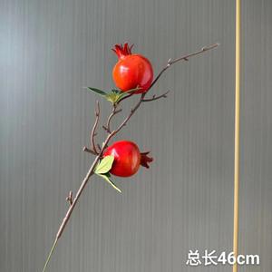 ดอกไม้ผลไม้ทับทิมจำลองของตกแต่งบ้านในปีใหม่จีนลูกพลับพลาสติกกันน้ำน้ำหนักเบา - Product Image 5