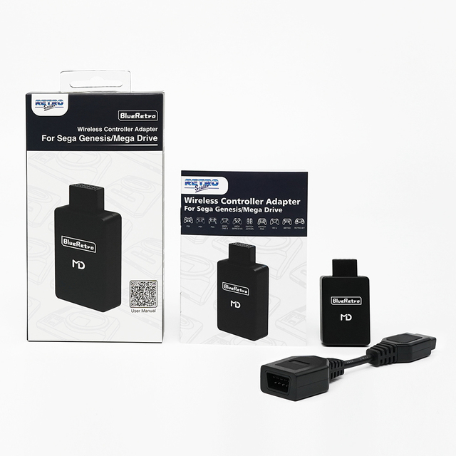 RetroScaler Blueretro Wireless Controller Adapter for MD1 MD2 Mega Drive Se-ga Genesis-Game Console