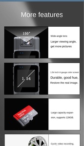 1080P WiFi Body Worn Camera <strong>with</strong> <strong>Audio</strong> and Video Recording Waterproof Mini Body <strong>Camcorder</strong> - Product Image 6