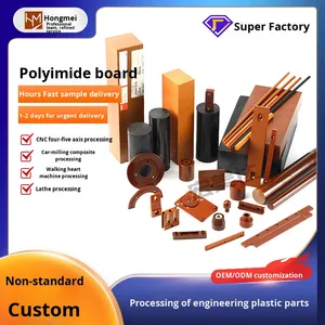Полиимидная плита, стержень из полиимида, нестандартные детали из инженерного пластика, прецизионные детали из полиимида, фрезеровка, композитные добавки - Product Image 3
