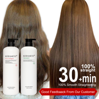 Kera Traitement Hydrolysé à la Kératine Brésilienne, Lissage Capillaire Professionnel, Thérapie Salon, Lissant Anti-Frizz, Réparation Cheveux en Vrac