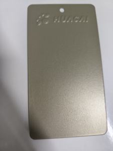 Revêtement extérieur en poudre or champagne mat résistant aux UV et à la corrosion pour le matériel architectural et la décoration de luxe - Product Image 3