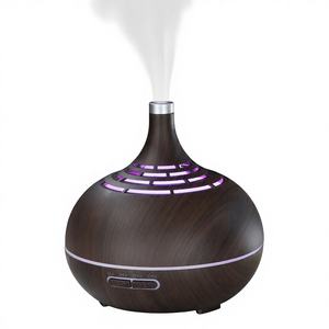 Difusor de Aromas con Diseño Hueco de 400 ml, Humidificador de Aceites Esenciales con Control Remoto para Uso en el Hogar, Oficina o Escritorio - Product Image 5