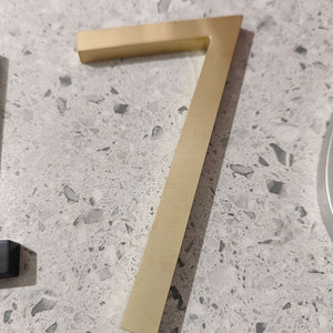 Numeri Civici Galleggianti in Metallo da 5 Pollici, Grandi Numeri Moderni per Indirizzi Esterni - Product Image 6