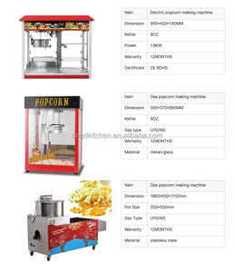 Máquina automática para hacer palomitas de maíz industrial a gas comercial a la <span class=keywords><strong>venta</strong></span> - Product Image 5