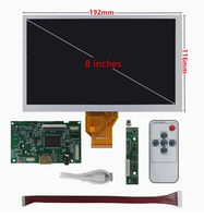 Écran LCD 8 pouces AT080TN64 + Kit carte de commande 800*480 WVGA rétroéclairage LED pour affichage DIY