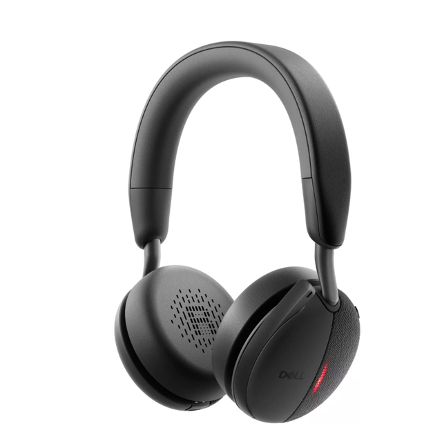 For Dell WL5024 Wireless PRO Headset TEAMS Google Stereo Noise Cancel MIC BLACK