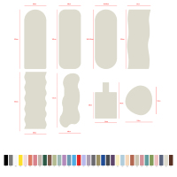 Colchoneta de Pilates Antideslizante con Logotipo Personalizado, Juego de Pesas para Tobillos, Anillo de Pesas, Pelotas de Yoga, Bloque de Yoga Semicircular, Colchoneta de Yoga Beige